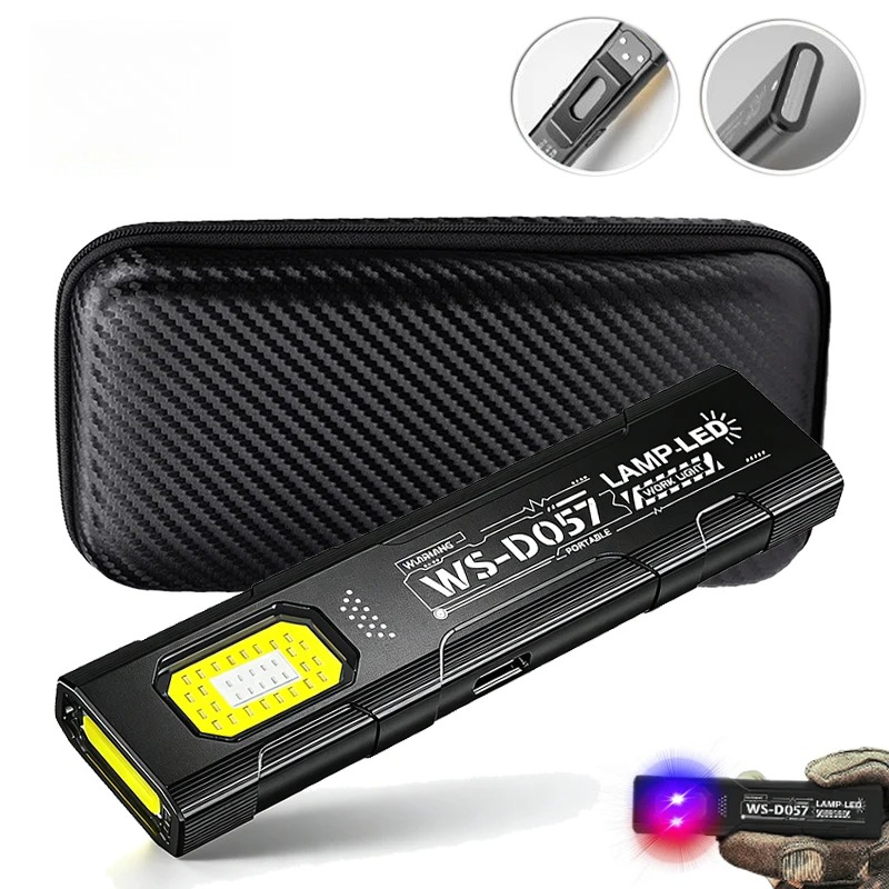 Mini Electronics Gadgets - LED-Schlüsselanhänger-Taschenlampe USB-C Wiederaufladbare Tragbare Fackel mit