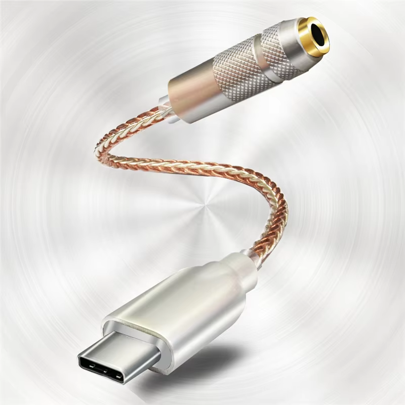 Usb Sound Card External - Typ-C zu 3,5mm HiFi DAC Kopfhörerverstärker