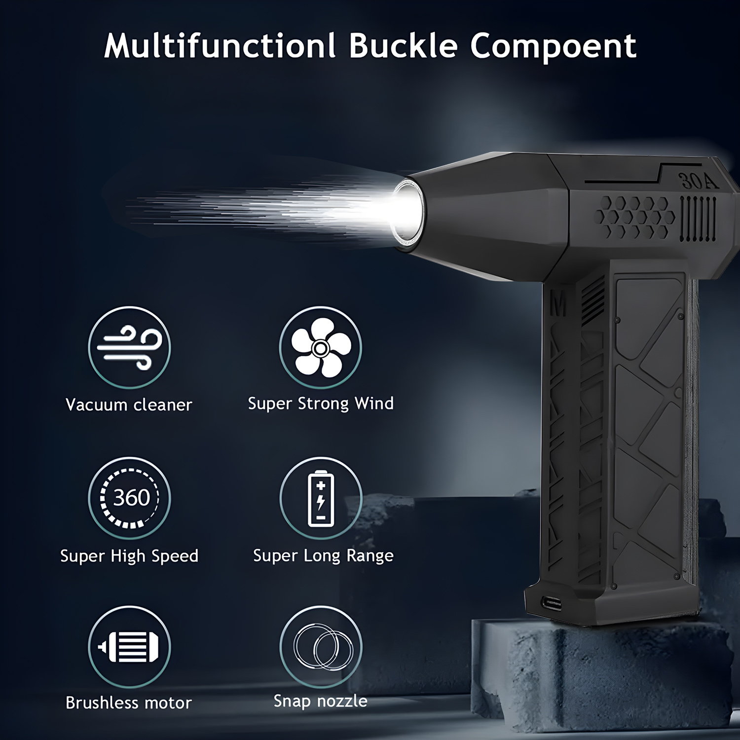 Wireless Keyboard Mini - Elektrische Wireless Air Duster Mini Druckluft