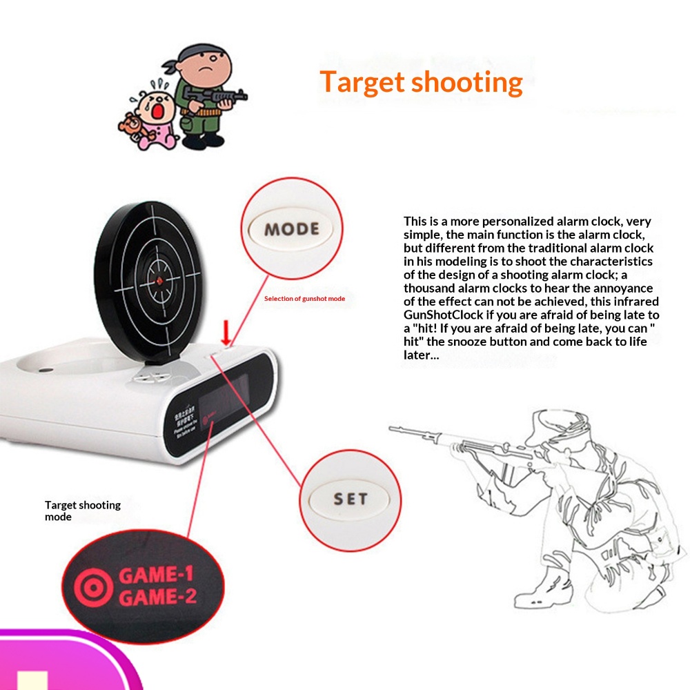 Electronics Gadgets To Gift - Elektronische Tischuhr, kreativer LED-Digitalwecker, Gadget mit