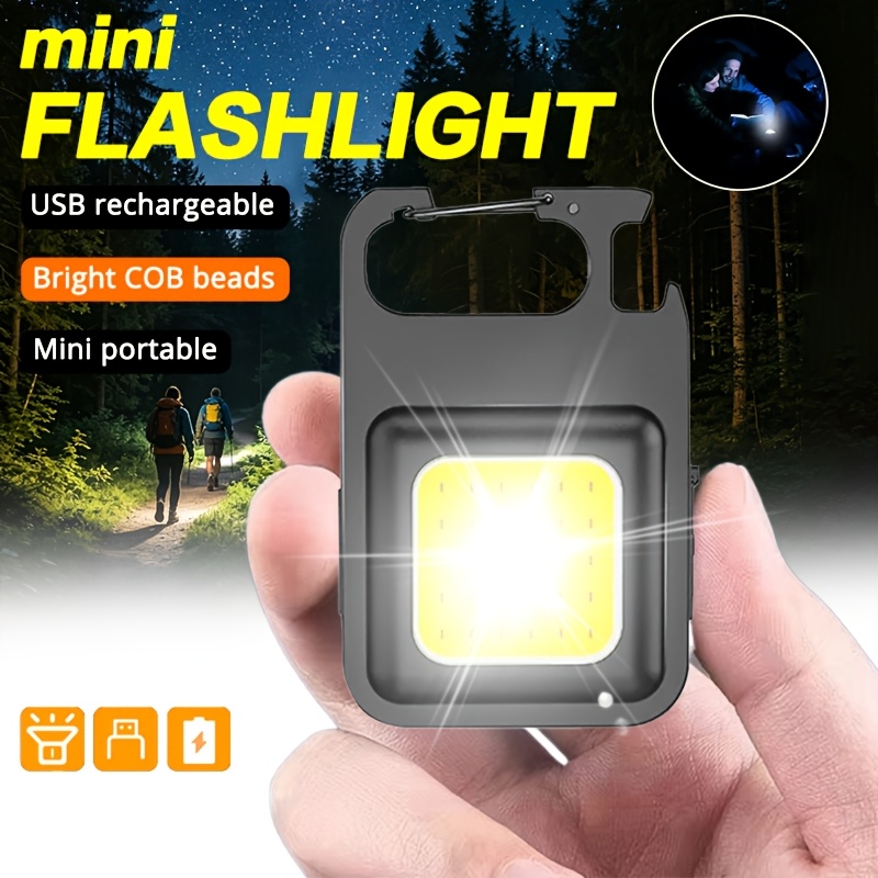 Mini Electronics Gadgets - Tragbare Schlüsselanhänger-Leuchte Mini Multifunktionale Camping-Taschenlampe USB