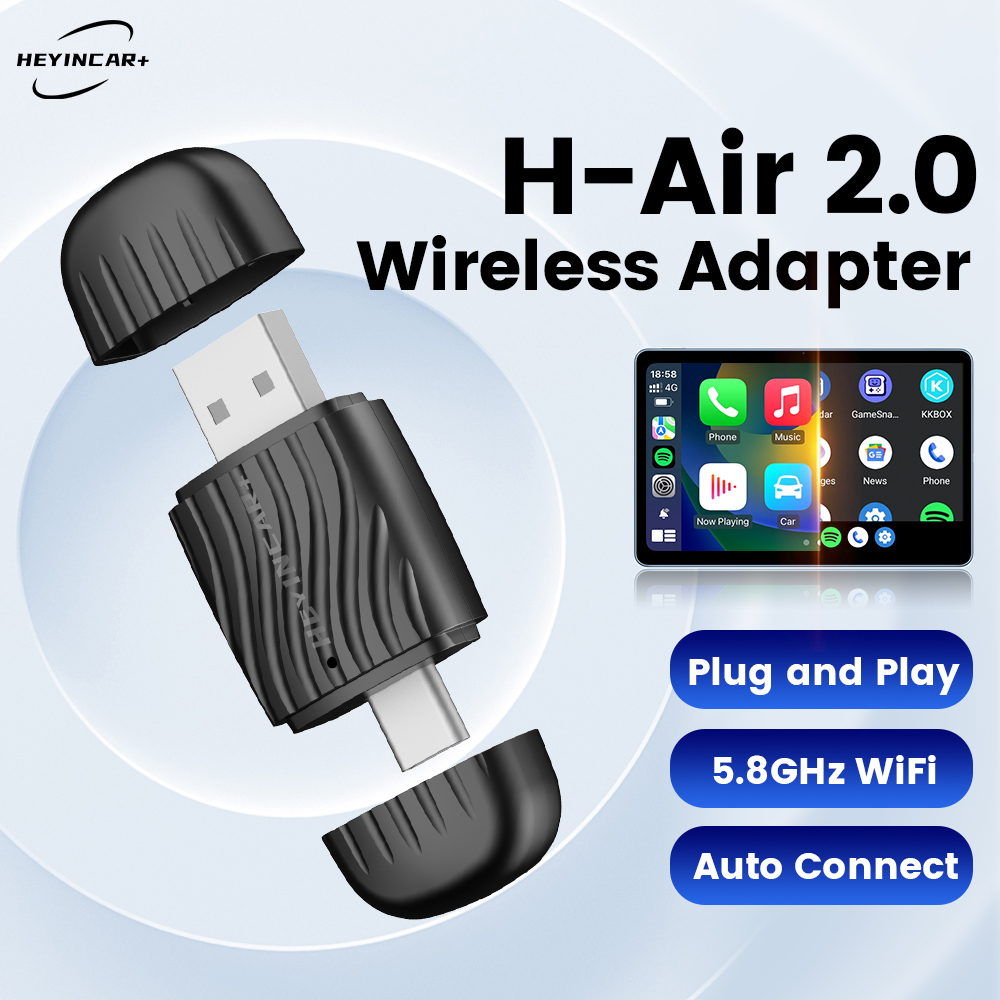 Mini Electronics Gadgets - HEYINCAR 2-in-1 Schnittstelle Kabelloser CarPlay/Android Auto