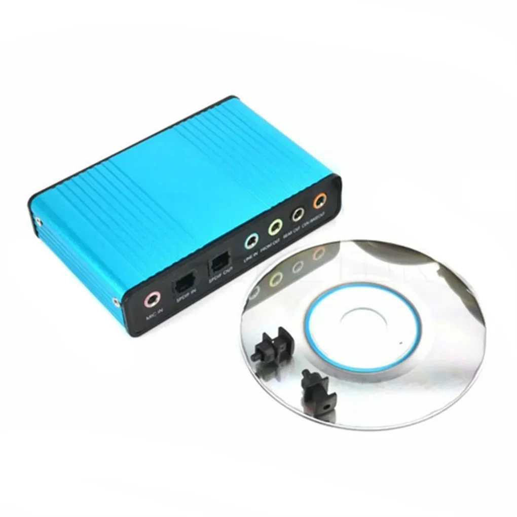 Usb Sound Card External - USB 2.0 Soundkarte 6 Kanal 5.1