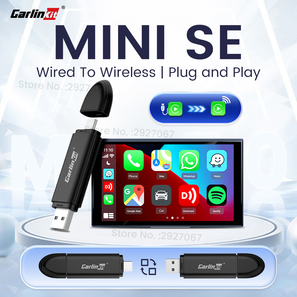 Mini Electronics Gadgets - CarlinKit MINI 5.0 Pro Wireless CarPlay
