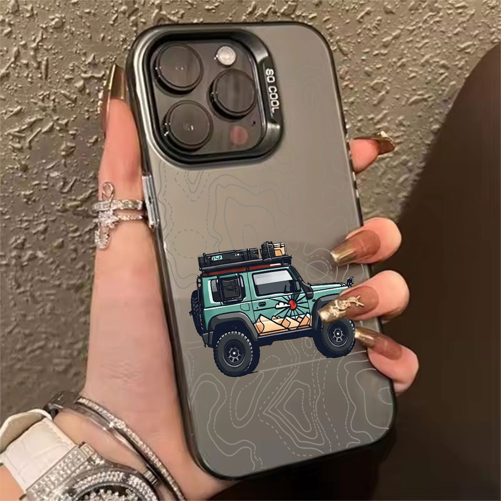 Apple Iphone 15 Pro Max - Einfache Auto-Muster Handyhülle für iPhone 17