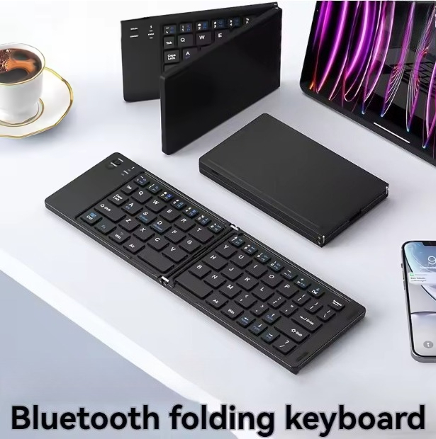 Wireless Keyboard Mini - Tragbare Mini Faltbare Kabellose Tastatur Schlanke