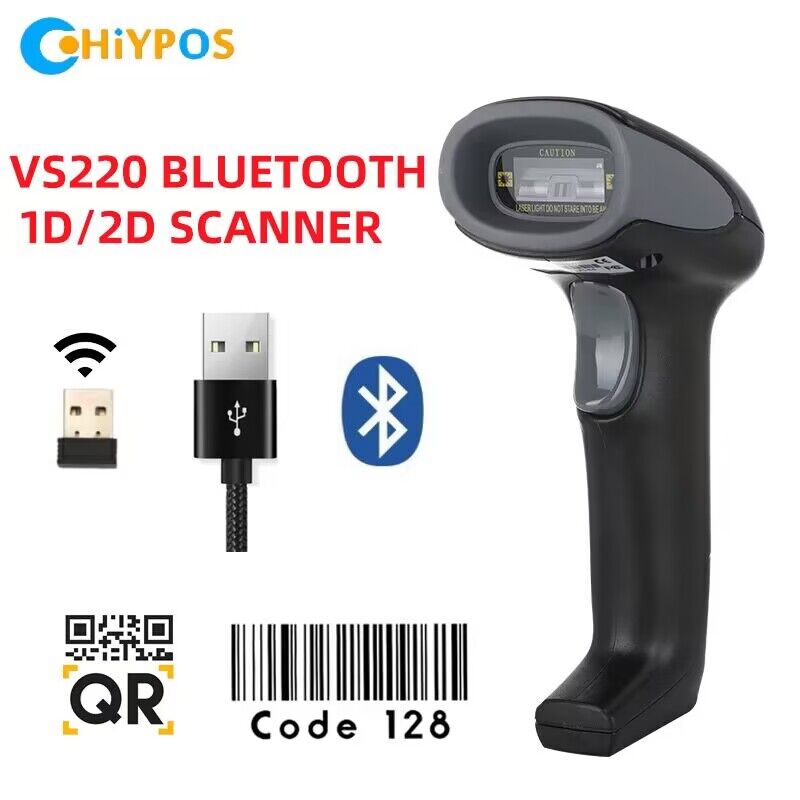 Barcode Scanner Wireless - Hq Barcode-Scanner kompatibel mit 2,4g Wireless-und