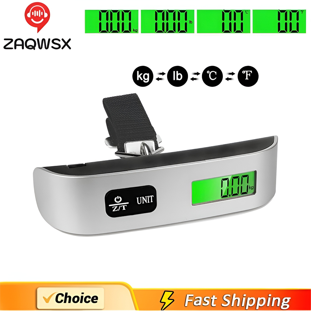 Electronics Stuff - Tragbare Waage, digitales LCD-Display, 110 lb/50