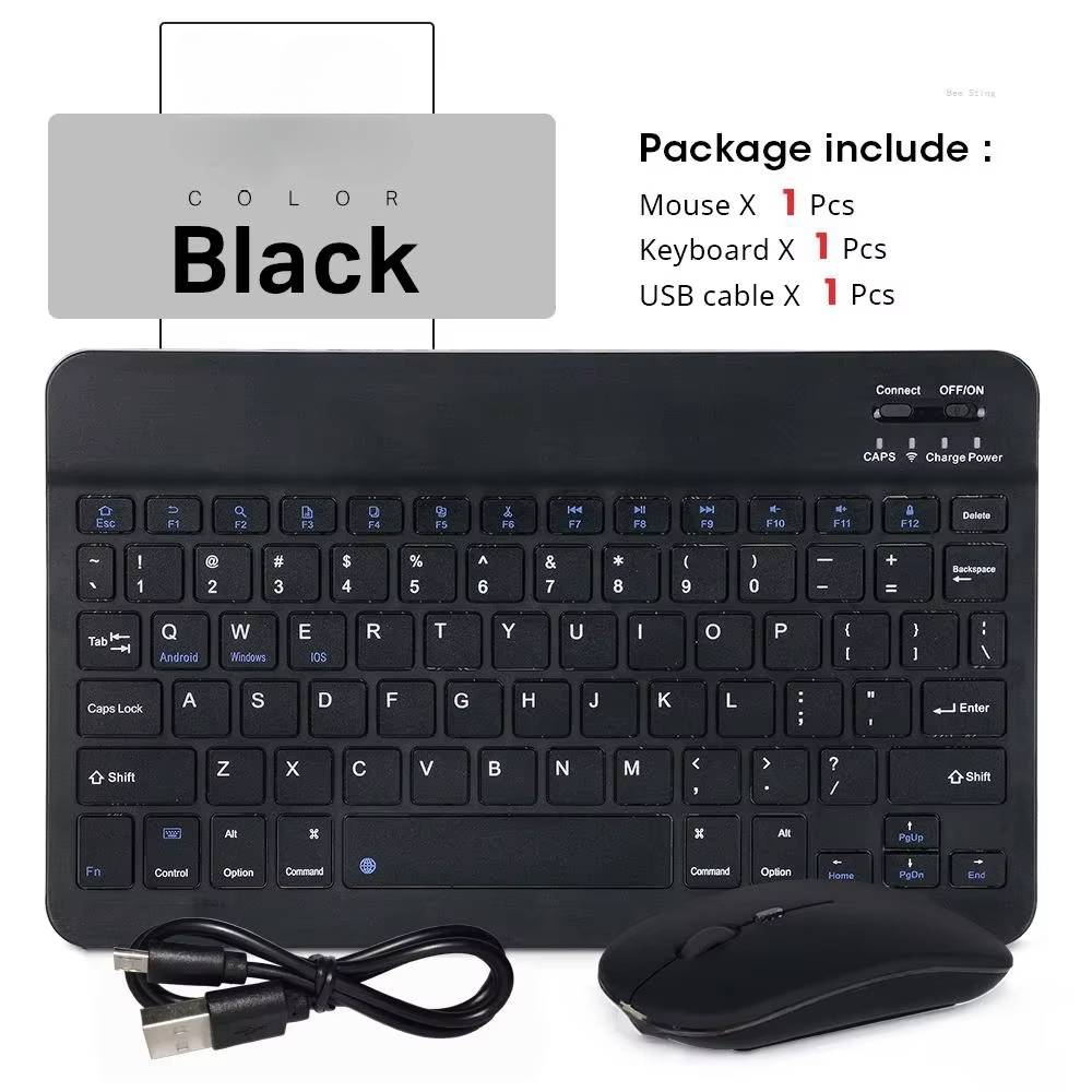 Wireless Keyboard Mini - Hebräische Bluetooth-Tastatur, 10 Zoll, für iPad