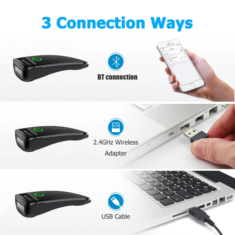 2D Barcode Scanner W7 Mini Wir – Barcode Scanner Wireless Bewertung und Preis
