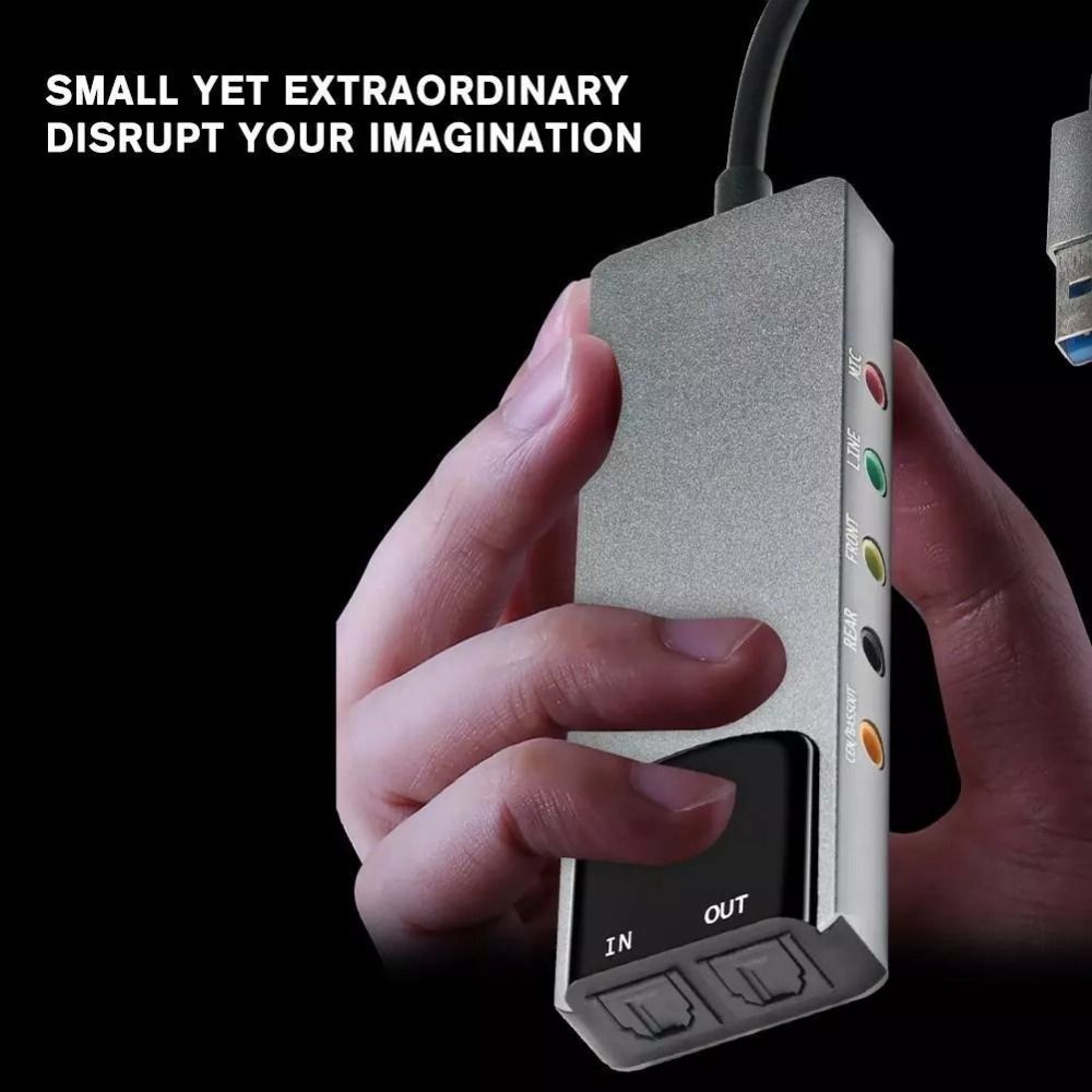 Neue USB-Soundkarte 7.1 5.1 Ka – Usb Sound Card External Bewertung und Preis