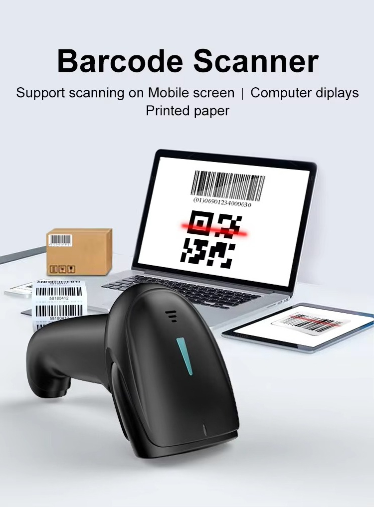 USB Kabelloser 2,4G Barcode-Sc – Barcode Scanner Wireless Bewertung und Preis