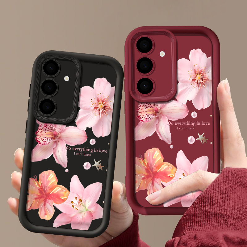 Rosa Blumen Handyhülle für Sam – Samsung Galaxy A55 Bewertung und Preis