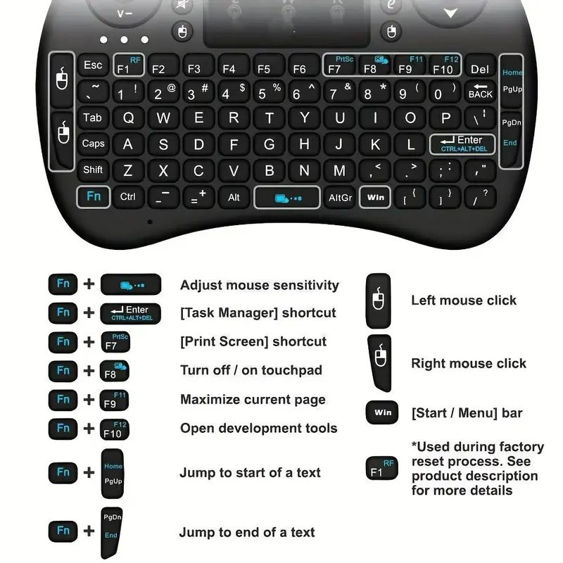 Mini-Englisch-Bluetooth-Tastat – Wireless Keyboard Mini Bewertung und Preis