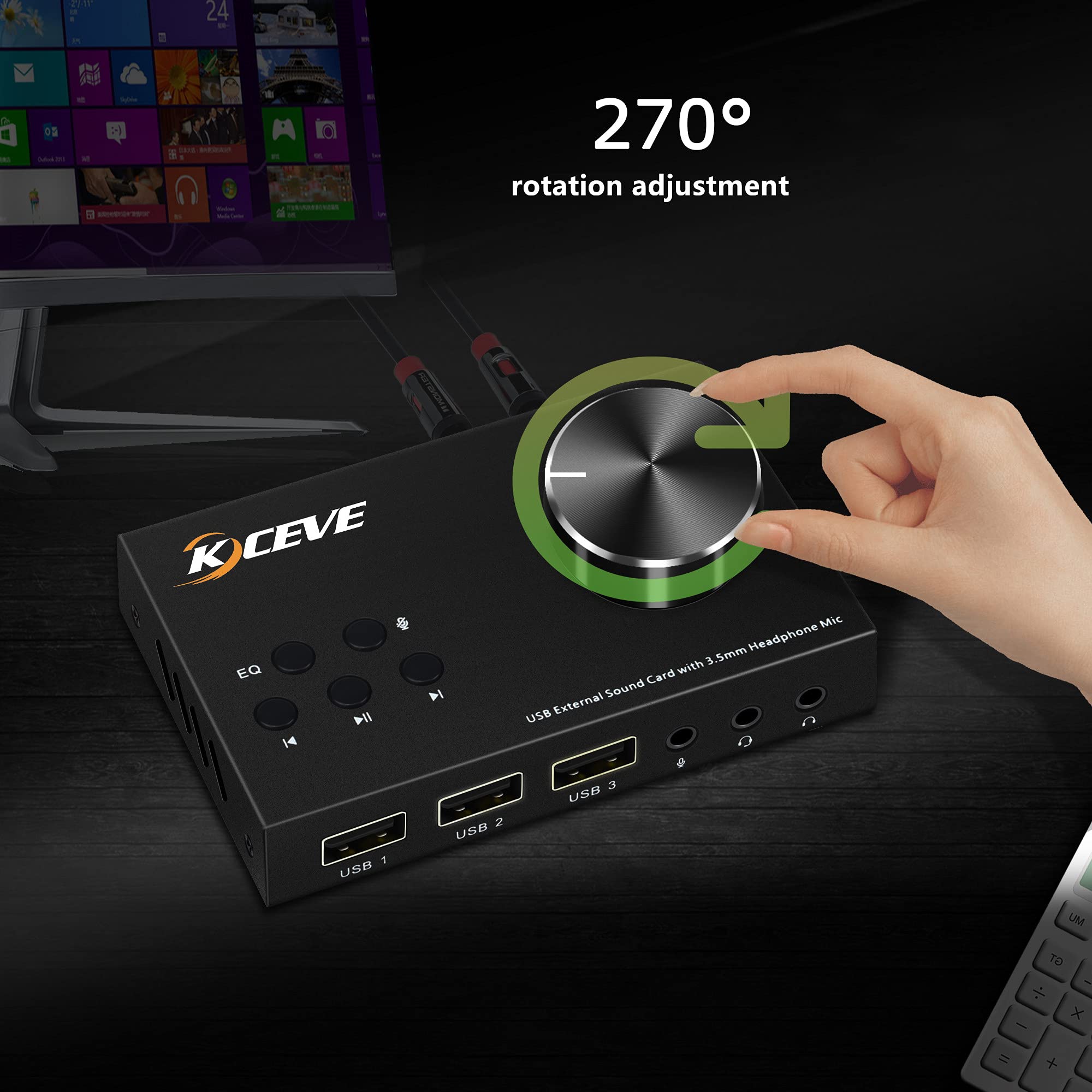 Externe Soundkarte mit Lautstä – Usb Sound Card External Bewertung und Preis