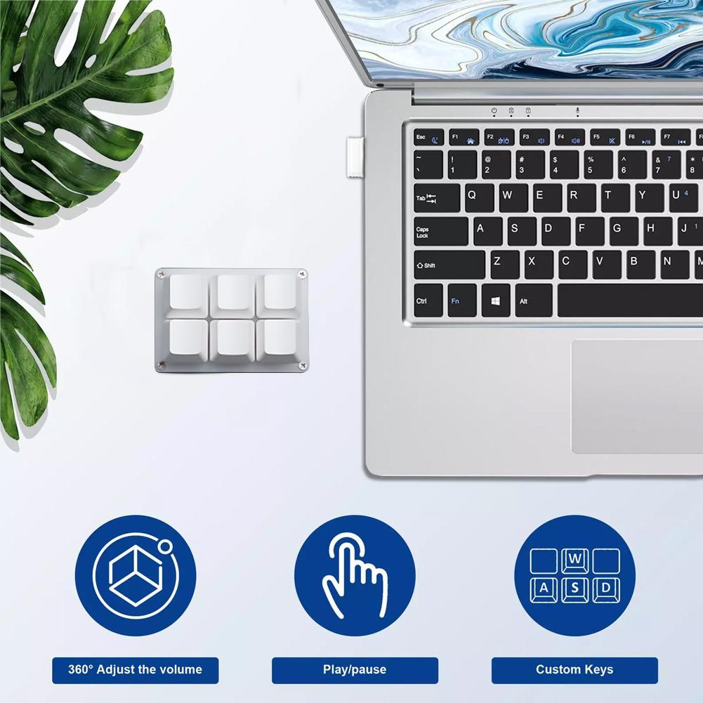 Mini-Tastatur mit 6 Tasten, Bl – Wireless Keyboard Mini Bewertung und Preis