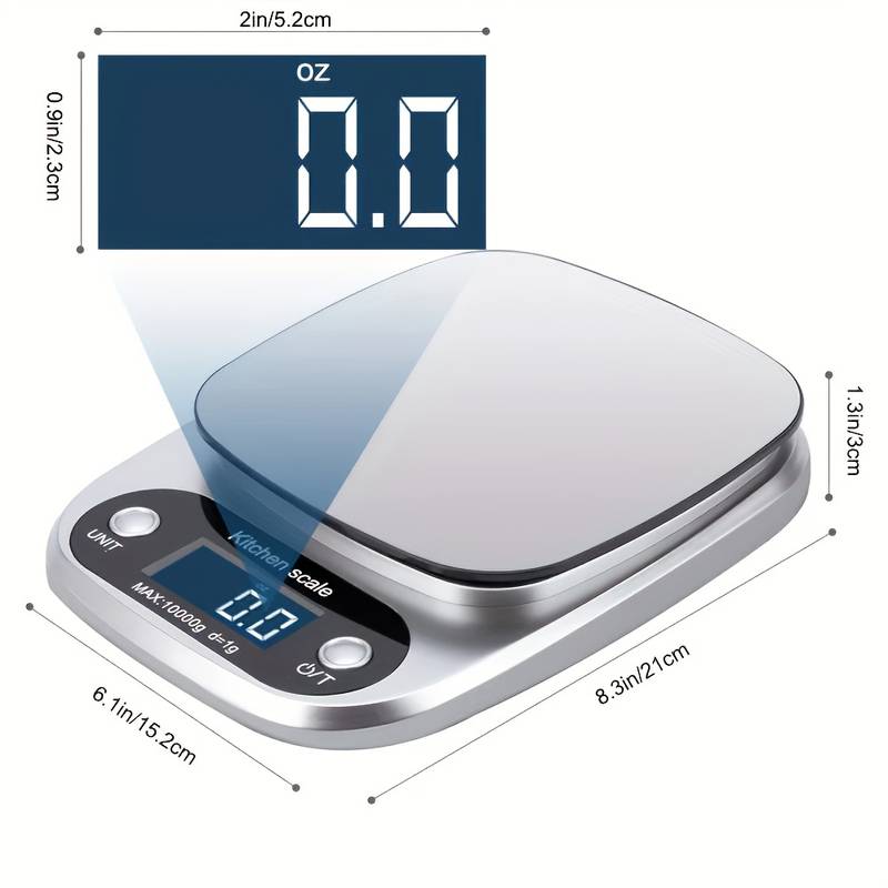 Hochpräzise Küchenwaage, 10 kg – Electronics Stuff Bewertung und Preis