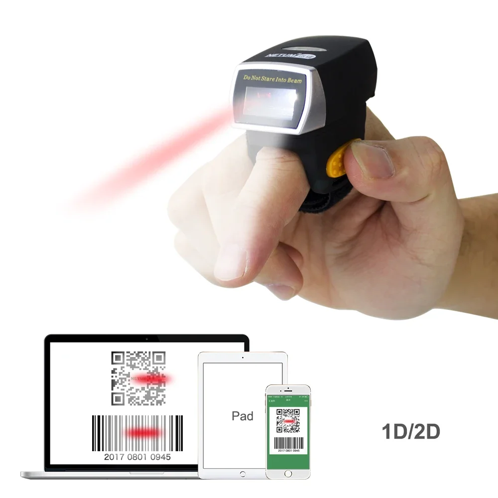 NEUER Netum Mini Fingerring-Ba – Barcode Scanner Wireless Bewertung und Preis