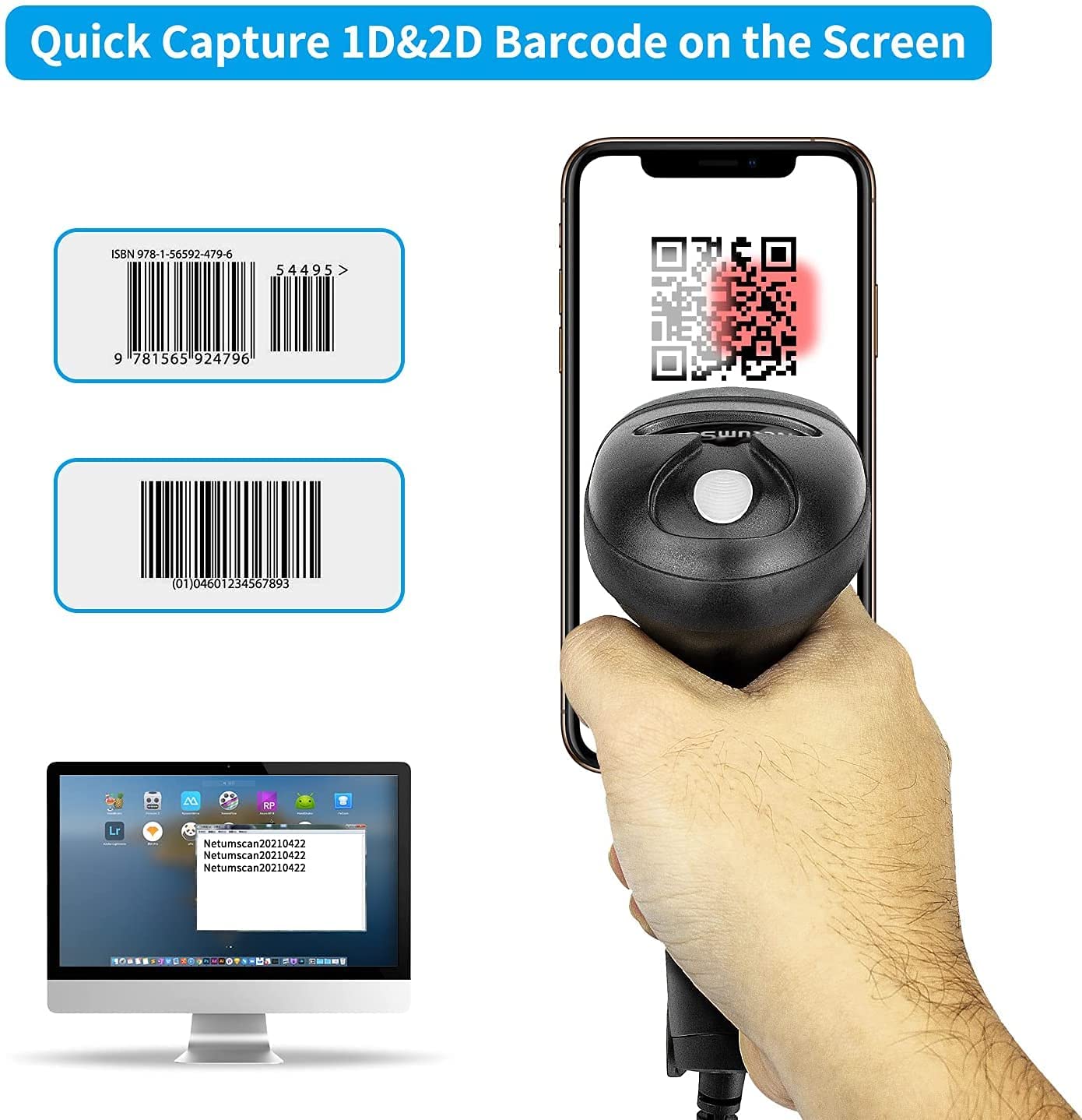 NETUM L5 Kabelgebundener 2D-Ba – Barcode Scanner Wireless Bewertung und Preis