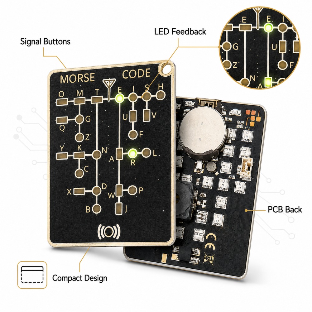 Tragbarer Morsecode-Trainingsk – Electronics Gadgets To Gift Bewertung und Preis
