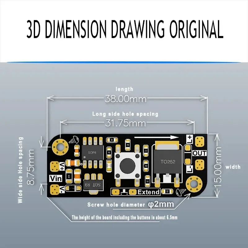 Mikro-Tasten-Dimmplatine, bist – Electronics & Gadgets Starting With V Bewertung und Preis