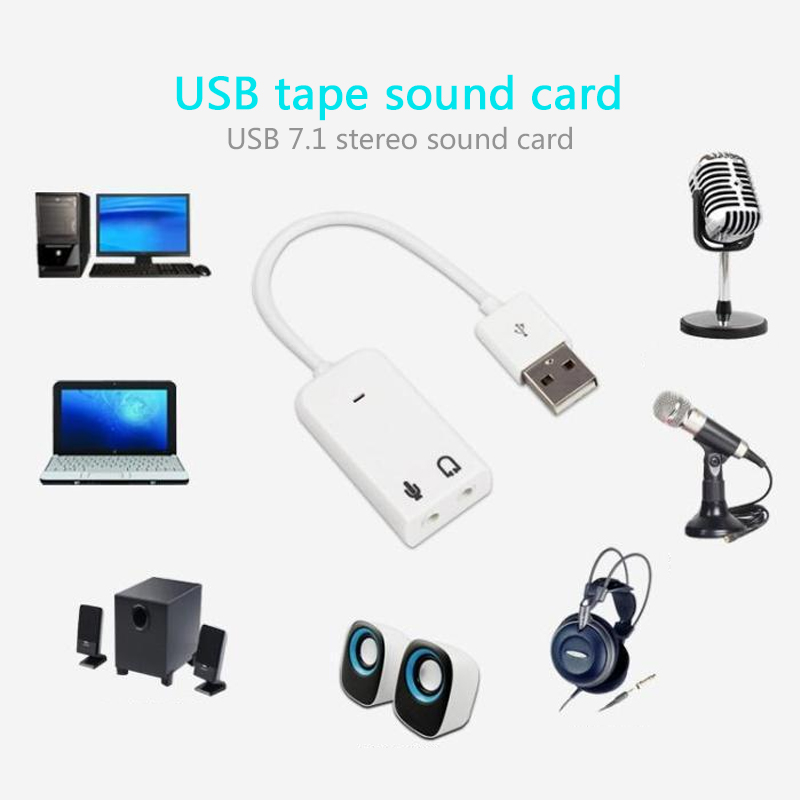 3d weiß 2,0 virtuelle 7,1 Kana – Usb Sound Card External Bewertung und Preis